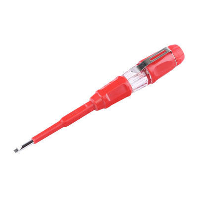 140mm Voltage Testing Screwdriver | 3mm Slotted Tip Mains Power Indicator Electrician Tool