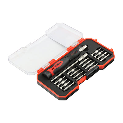 (CASE OF 18 PIECE) Precision Screwdriver Bit Set – Chrome Vanadium Micro Driver Kit for Electronics, Glasses & Small Repairs