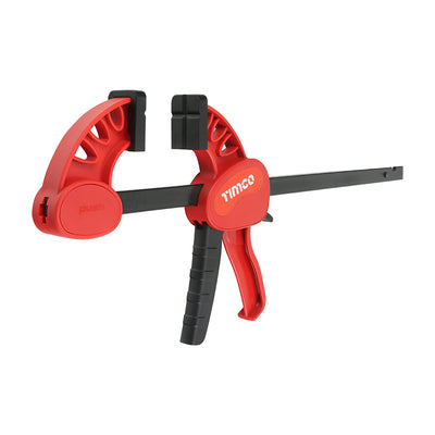 300mm (12") Quick Change Bar Clamp Set – One-Hand Ratcheting Clamps with 135kg Grip Force & Non-Marking Pads for Woodworking, Joinery & DIY (PACK OF 2)