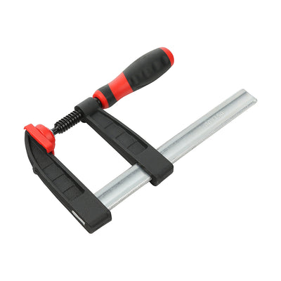150mm (6") F Clamp – 270kg Clamping Force with Soft Grip Handle & Non-Marking Pads for Woodworking, Carpentry & Metalwork (PACK OF 1)