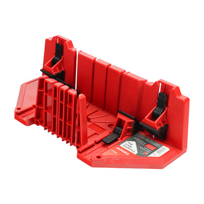 14" Clamping Mitre Box – ABS Plastic with Soft-Grip Clamps & 22.5°, 45°, 90° Cutting Angles for Precision Woodworking & DIY Projects (PACK OF 1)