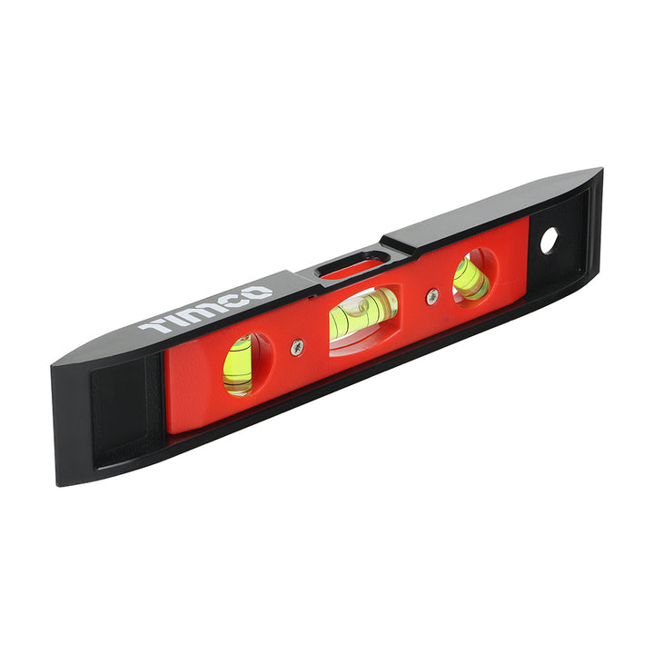 Toolbox Spirit Level – 225mm, Plastic, Magnetic Base (468151)
