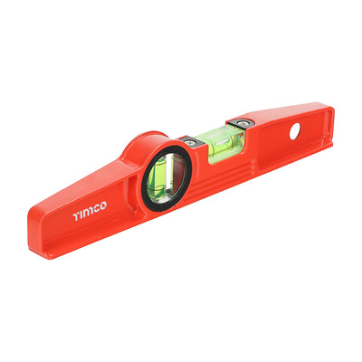 250mm Scaffold Spirit Level – Magnetic Steel Body with Rare Earth Magnets & Shock-Resistant Vials for Scaffolding & Metal Pipe Work (PACK OF 1)