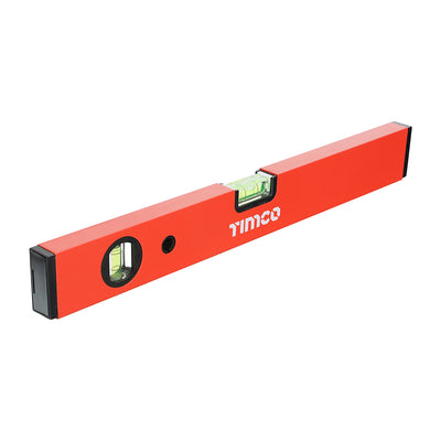 Box Beam Spirit Level – Aluminium Frame with 3 Vials & Shock-Resistant End Caps for Precision Building & DIY Projects (PACK OF 1)