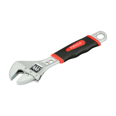 6" Adjustable Wrench – Chrome Vanadium Spanner with Soft-Grip Handle & 20mm Jaw Opening (PACK OF 1)