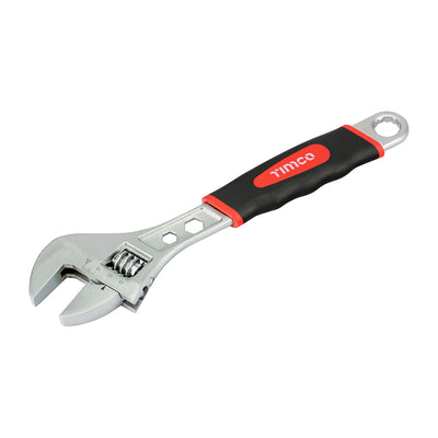 12" Adjustable Wrench – Chrome Vanadium Spanner with 38mm Jaw Opening & Soft-Grip Handle (PACK OF 1)