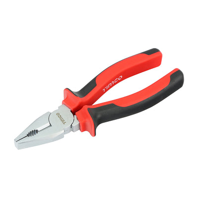 6" Combination Pliers – Chrome Vanadium Steel with Precision Milled Teeth & Soft-Grip Handles (PACK OF 1)