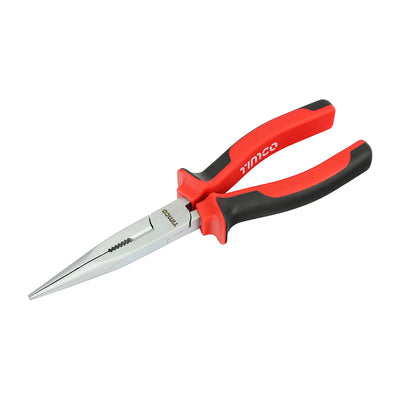 Long Nose Pliers – Chrome Vanadium Steel with Precision Milled Teeth & Soft-Grip Handles – Ideal for Tight Spaces (PACK OF 1)