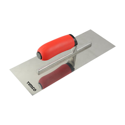 5 x 16" Professional Plasterers Trowel – Stainless Steel with Soft Grip Handle (1 UNIT)