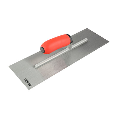 5 x 18" Professional Plasterers Trowel – Stainless Steel with Soft Grip Handle (1 UNIT)