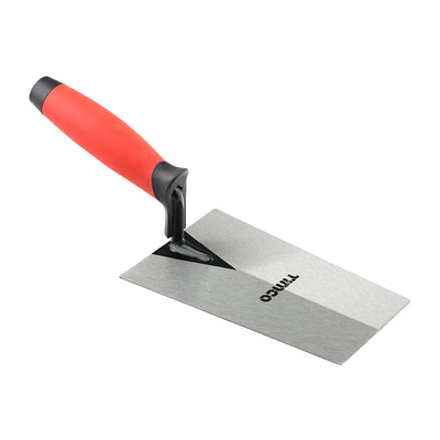7" Bucket Trowel – Forged Steel Masonry Tool with Soft-Grip Handle (1 UNIT)