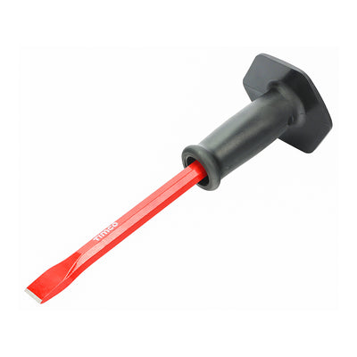 3/4" x 12" Cold Chisel with Guard – Drop Forged EN9 Carbon Steel for Masonry, Brickwork & Concrete (1 UNIT)