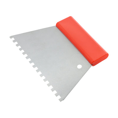 6mm Tile Adhesive Comb – Stainless Steel Notched Trowel for Tile Adhesive Application (1 UNIT)