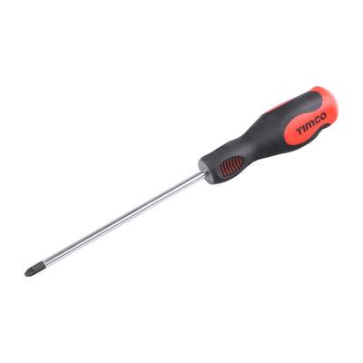 PZ2 x 150mm Pozi Screwdriver | No. 2 Tip 6 Inch Blade S2 Steel Magnetic Tradesman Tool