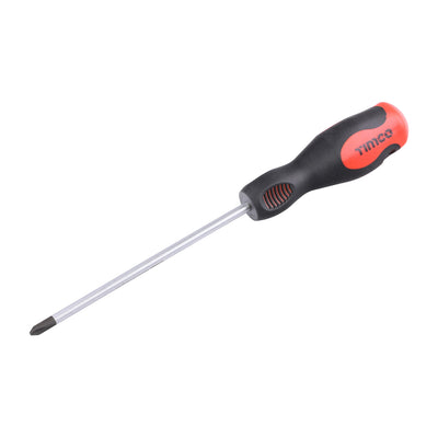 PH2 x 150mm Phillips Screwdriver | 6 Inch Long Blade No. 2 Tip S2 Steel Magnetic Tradesman Tool