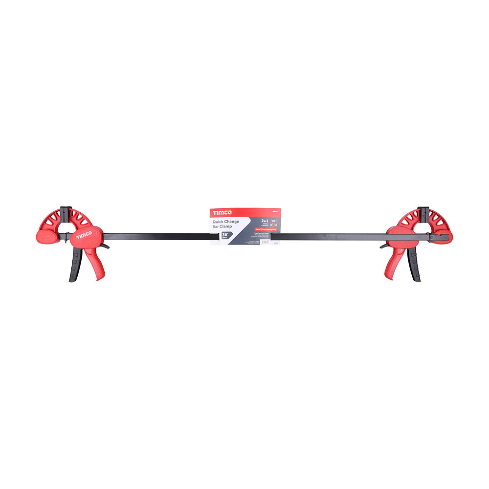 36 Inch / 900mm Quick Change Bar Clamp | Fast Action 135kg Force Sprea ...