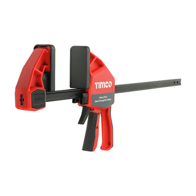 18 Inch / 450mm Heavy Duty Quick Change Bar Clamp | 300kg Force Hardened Steel One-Handed Operation