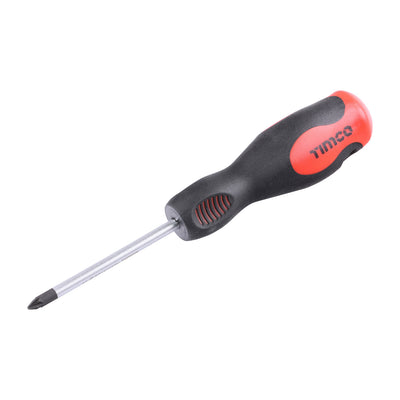 PZ1 x 250mm Long Reach Pozi Screwdriver | No. 1 Tip 10 Inch Blade S2 Steel Magnetic Fine Work Tool
