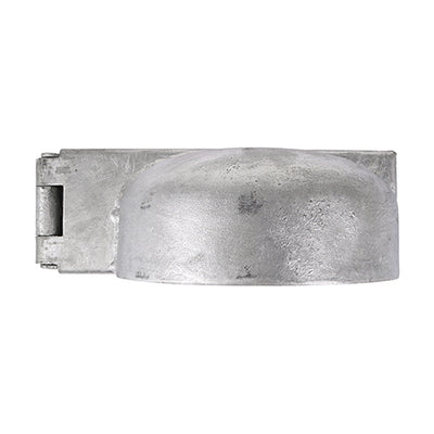 7 1/2" Padlock Protection Bar Left – Hot Dipped Galvanised Carbon Steel Security Hasp for Gates & Sheds (PACK OF 1)