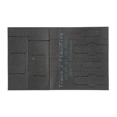 Universal Intumescent Tubular Latch Kit | Graphite Fire Door Seal | 30 & 60 Minute Protection