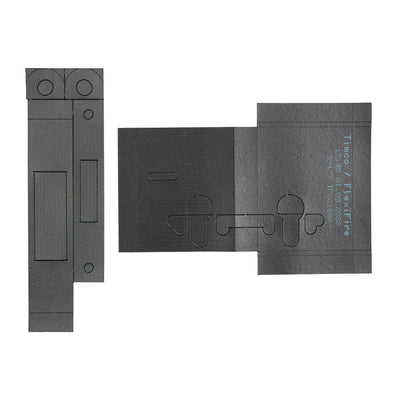 Universal Intumescent Deadlock Kit | Graphite Fire Seal | 30 & 60 Minute Fire Door Safety Protection