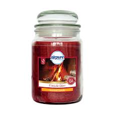 A single 18oz Fireside Glow Limited Edition jar candle, perfect for creating a warm home ambiance.