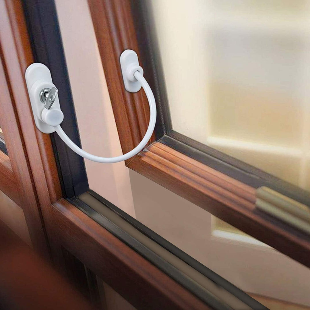 String Restrictor 1x White Window Restrictors – Fixings Direct