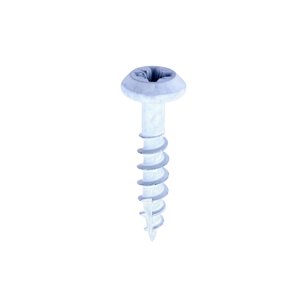 Rainwater Screws | White Exterior Low Profile Pan Head PZ Gutter Fixings