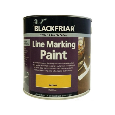1L Yellow Road Line Marking Paint | Blackfriar Road Line Marking Paint Yellow (BF0591002D1)
