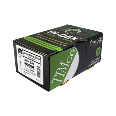 Timber Frame & Landscaping Screws – Wafer Head, Green Exterior | Multiple Sizes Available