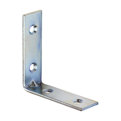 50 x 50 x 16mm TIMCO Corner Braces – Zinc Plated Steel Angle Brackets with Countersunk Holes
