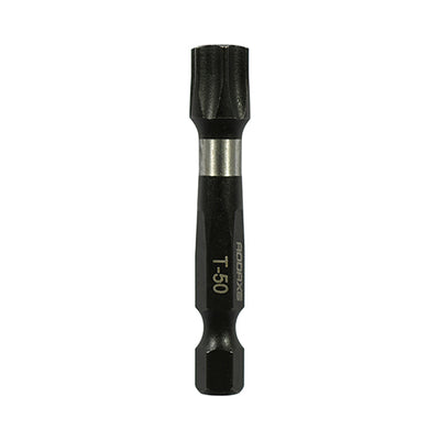 (PACK OF 5) TX50 x 50 Impact Driver Bits - Black Phosphate - Pack of 5