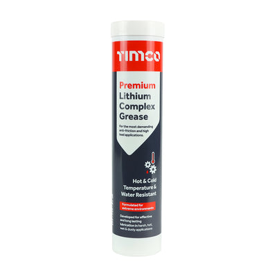 400g Premium Lithium Complex Grease Cartridge | High Temp EP Long Life for Extreme Automotive, Agricultural & Industrial Use