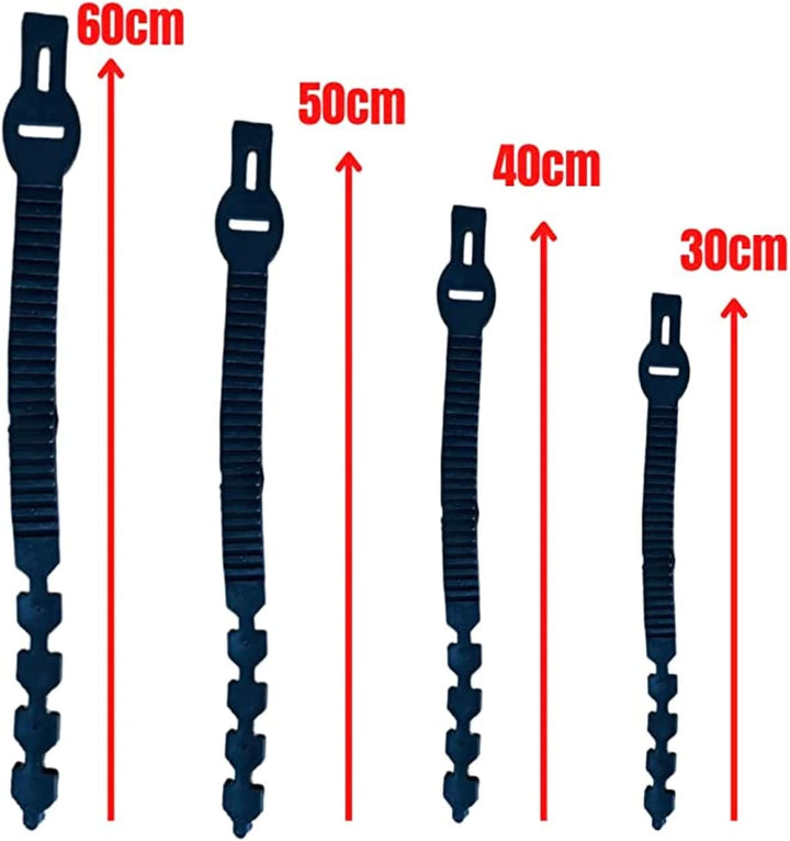 [FIXINGS DIRECT] Ultimate Super Soft Heavy Duty Plant Tie/Tree Tie - Multiple Sizes - (Adjustable Fitting) Weather Resistant & UV Stabilised