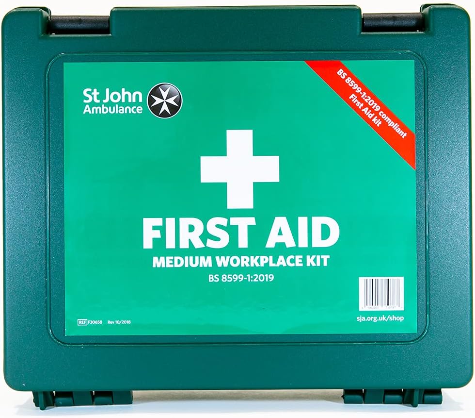 Medium Workplace First Aid Kit - St Johns Ambulance – Fixings Direct