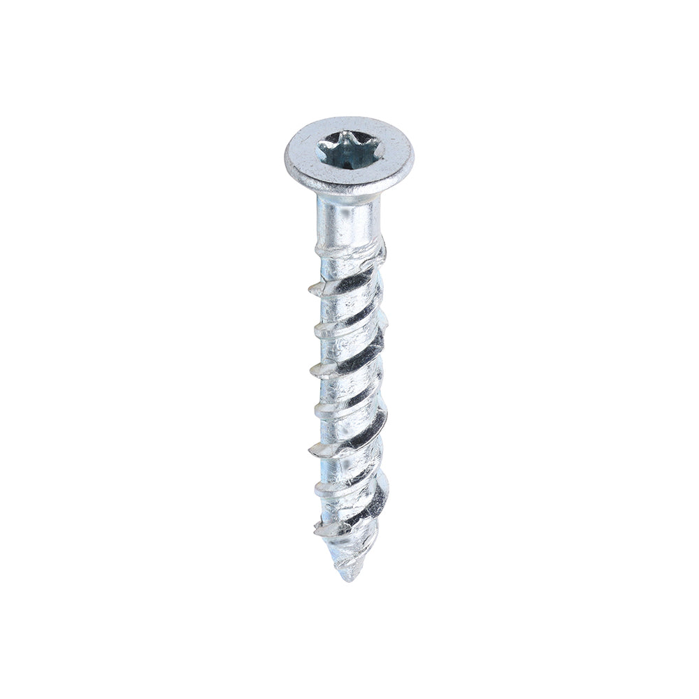 Masonry Screws - TX Countersunk Zinc for Secure Fixings in Masonry & Wood