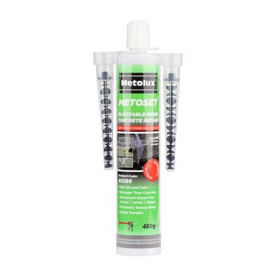 480g Metoset Concrete Repair Resin | Grey Fast-Cure Structural Masonry Filler