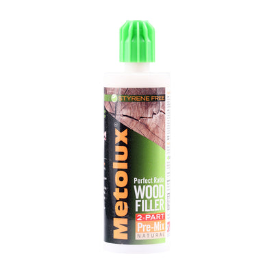 300g Metolux 2 Part Pre-Mixed Wood Filler | Natural Styrene-Free High-Strength Repair
