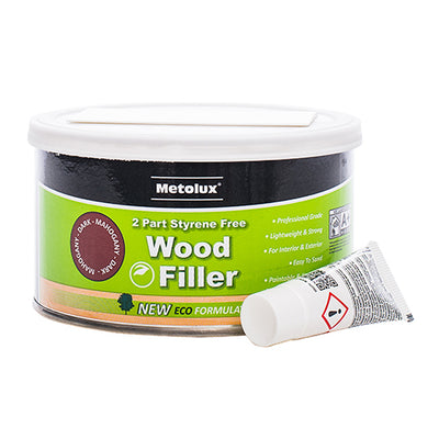 (275ml TIN) Teak 2-Part Styrene Free Wood Filler – Interior & Exterior Timber Repair