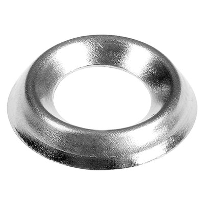 Nickel Screw Cups for 6 Gauge Screws – Decorative Finishing Hardware – 60 Pack