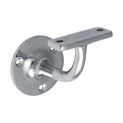 64mm Polished Chrome Handrail Bracket for Timber Railings (BAG OF 1)