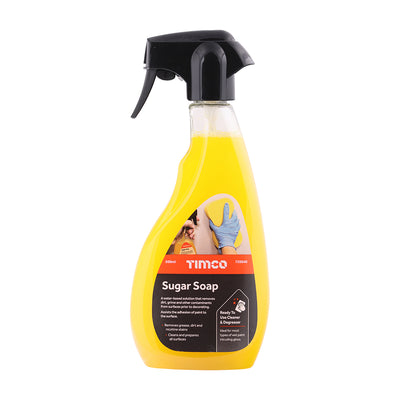 500ml Sugar Soap Ready To Use Spray | Heavy Duty Cleaner Paint Prep Grease Remover No Dilution
