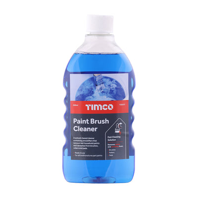 500ml Paint Brush Cleaner | Ready To Use Solvent Removes All One Part Paints Roller & Pad Cleaner