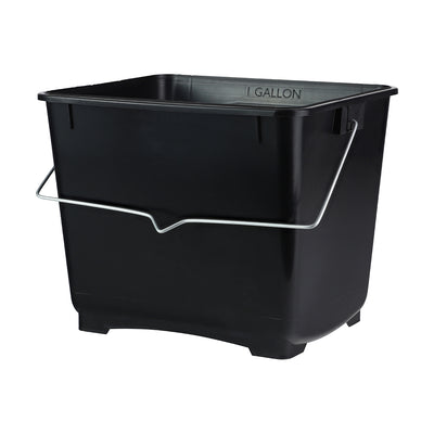 5 Litre (5L) Paint Scuttle Bucket | Ribbed for 4" Roller Loading, Graduated Scale
