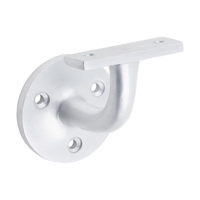 63mm Projection Handrail Bracket | Satin Anodised Aluminium Wall Mount | Stair Bannister Support