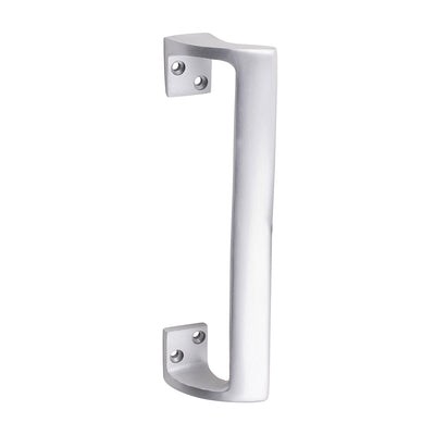 228mm Oval Grip Pull Handle | Satin Anodised Aluminium Cranked Door Handle | Internal/External