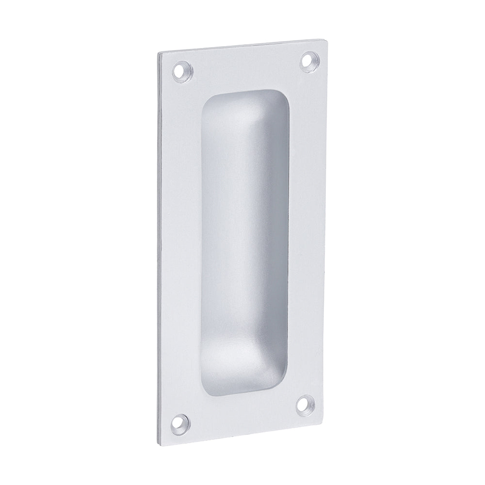 89mm Flush Pull | Satin Anodised Aluminium Recessed Sliding Door Handle | Pocket Door
