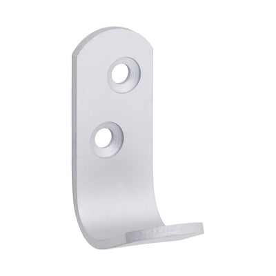 47mm x 19mm Single Robe Hook | Satin Anodised Aluminium Towel Hanger | Internal Use