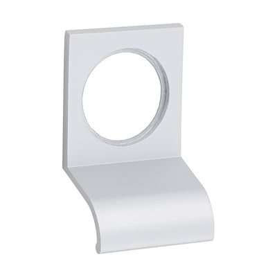 70mm x 42mm Standard Cylinder Door Pull | Satin Anodised Aluminium Handle | Round Cylinder Use