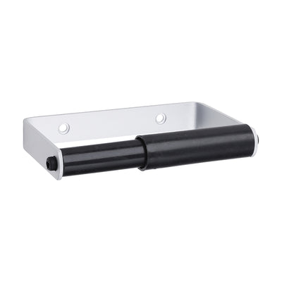 135mm x 80mm Toilet Roll Holder | Satin Anodised Aluminium Bathroom Fixture | Wall Mounted